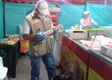 La UES VALLE realiza inspecci&oacute;n, vigilancia y control sanitario a los establecimientos expendedores de alimentos y bebidas