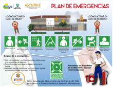 La UES VALLE implementa el plan de evacuaci&oacute;n para el simulacro nacional de respuesta a emergencias