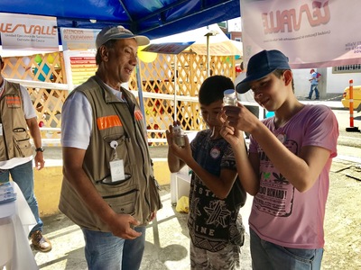 LA UES VALLE PARTICIPÓ EN LA JORNADA DEL DÍA DEL CAMBIO EN LA ZONA CENTRO DEL DEPARTAMENTO.