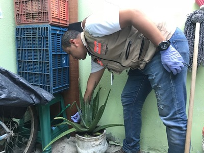 La UESVALLE desratizó viviendas en el Corregimiento de Sonso