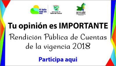 Participa en la encuesta de la rendición pública de cuentas