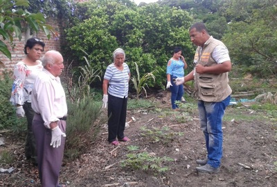 UESVALLE acompaña a la comunidad en el control del caracol gigante africano