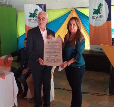 Director General recibe exaltación de la Asamblea Departamental