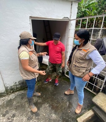 UESVALLE brinda asistencia técnica en acueductos rurales afectados por temporada de lluvias