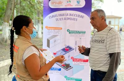 Con educación sanitaria UESVALLE promueve la inocuidad alimentaria