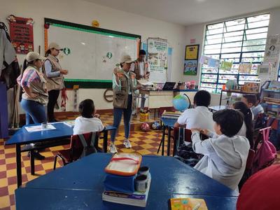 ‘Escuelas Saludables’ promueve el cuidado del ambiente en los niños y niñas de zonas veredales