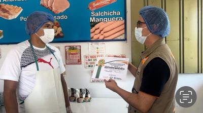 UESVALLE entrega reconocimientos a expendios de carnes que cumplen con la normatividad sanitaria.