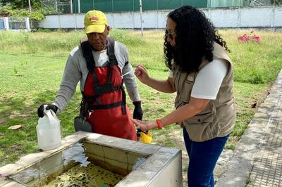 Campaña para cerrarle el paso al vector del dengue realiza la Gobernación del Valle