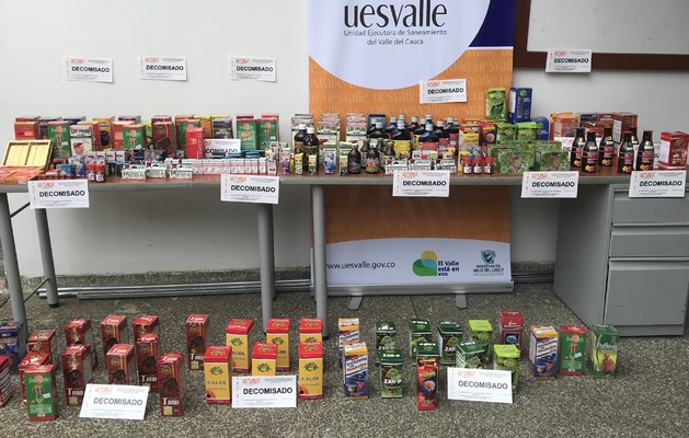 UESVALLE decomis&oacute; m&aacute;s de 2000 productos, en tiendas naturistas del departamento