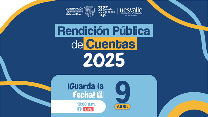 Vallecaucanos, no se pierdan este 9 de abril la rendici&oacute;n de cuentas 2025 de la UESVALLE